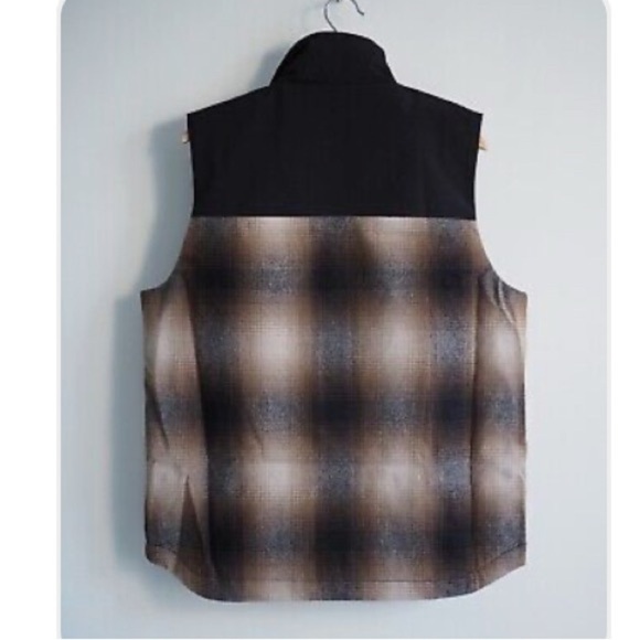 Pendleton Wool Blend Men’s Vest Jacket Full Zip Brown Size XXL - Picture 8 of 8